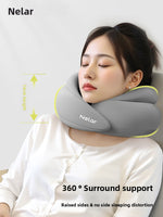 U-shaped neck-supporting pillow
